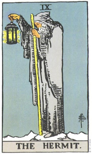 The Hermit tarot card