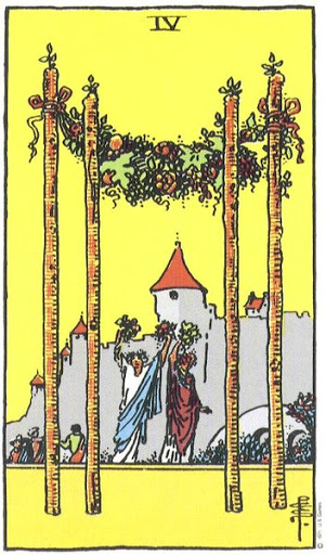 Four of Wands tarot card