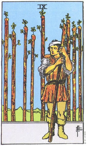 Nine of Wands tarot card