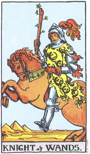 Knight of Wands tarot card