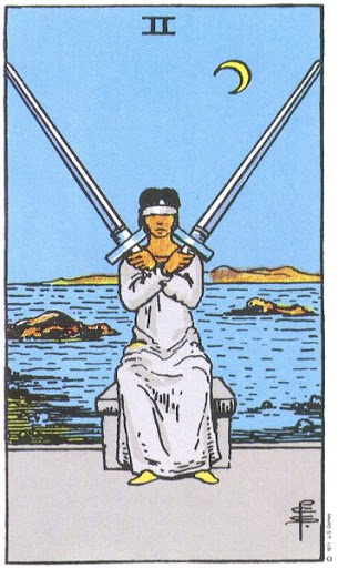 Two of Swords tarot card