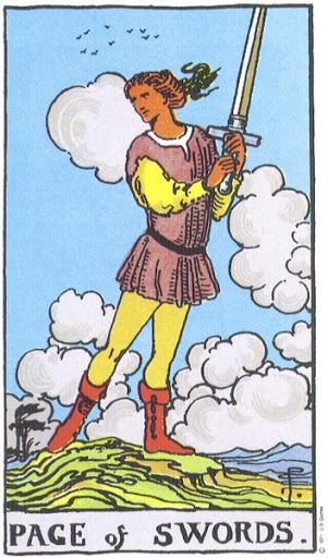 Page of Swords tarot card